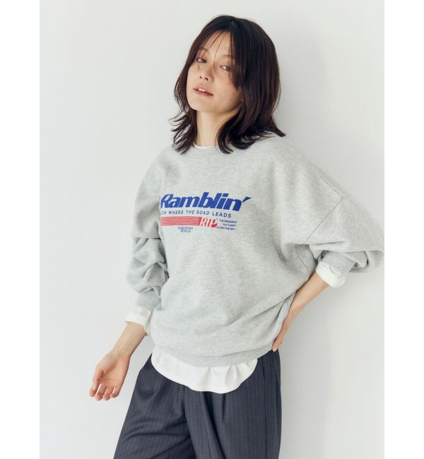 Ungrid「ロゴルーズスウェット」|スウェット・ジャージ|