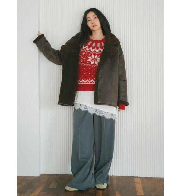 Ungrid「タックデザインラフパンツ」|その他|