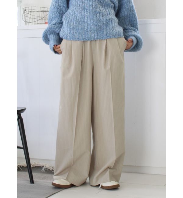 Ungrid「タックデザインラフパンツ」|その他|