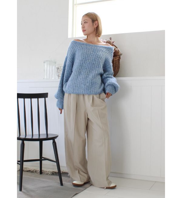 Ungrid「タックデザインラフパンツ」|その他|