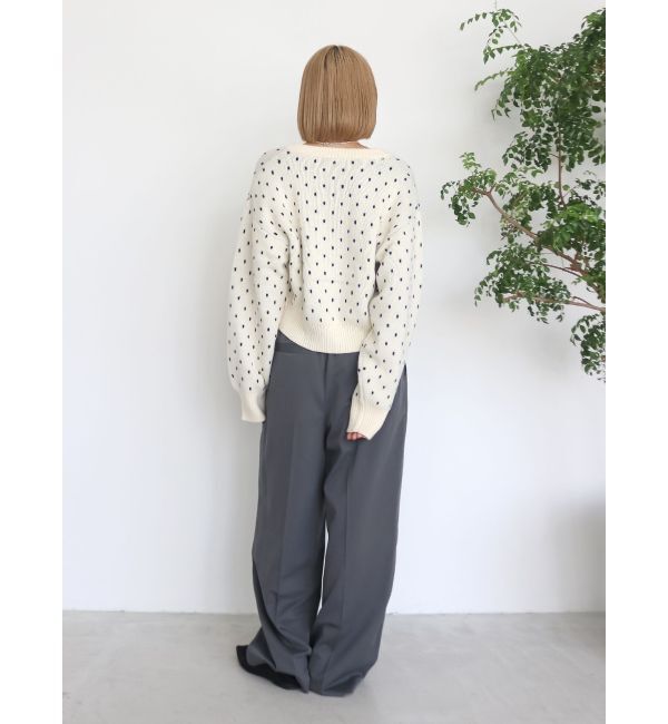 Ungrid「タックデザインラフパンツ」|その他|