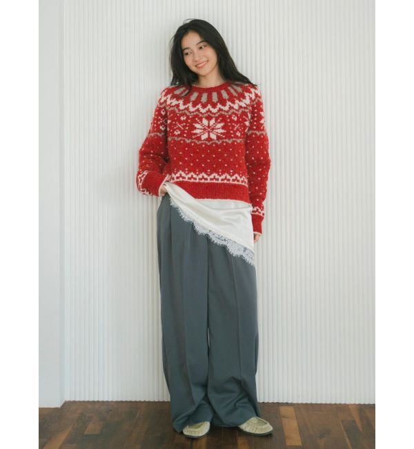 Ungrid「タックデザインラフパンツ」|その他|