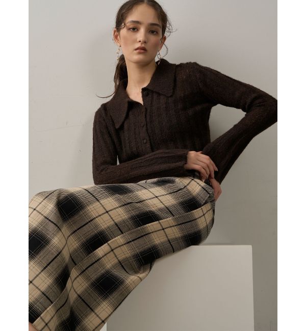 LAGUNAMOON「カラーデザインシアーニットカーデプルオーバー」|ニット・セーター|