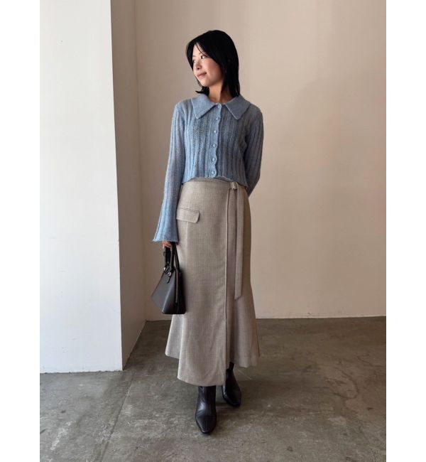 LAGUNAMOON「カラーデザインシアーニットカーデプルオーバー」|ニット・セーター|