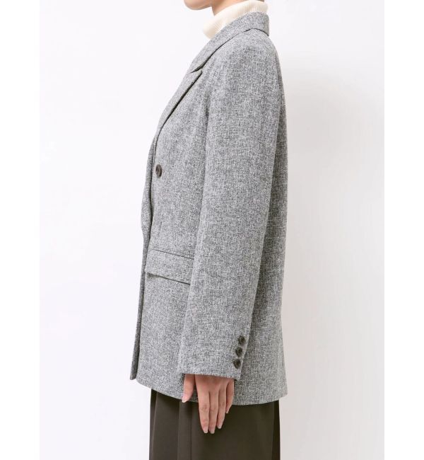 LAGUNAMOON「ツイードダブルテーラードジャケット」|テーラードジャケット|
