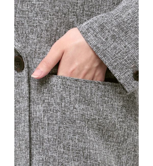 LAGUNAMOON「ツイードダブルテーラードジャケット」|テーラードジャケット|