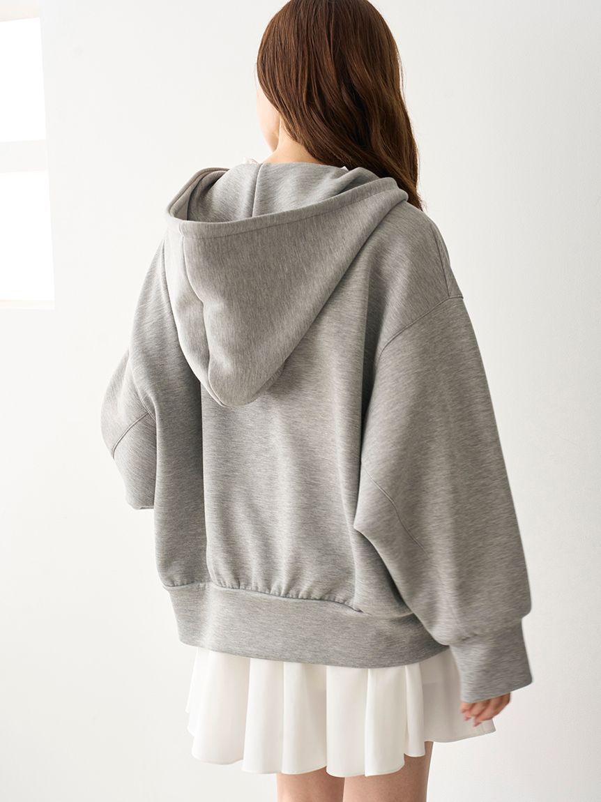 SNIDEL「エンブレムボンディングパーカー」|パーカー|