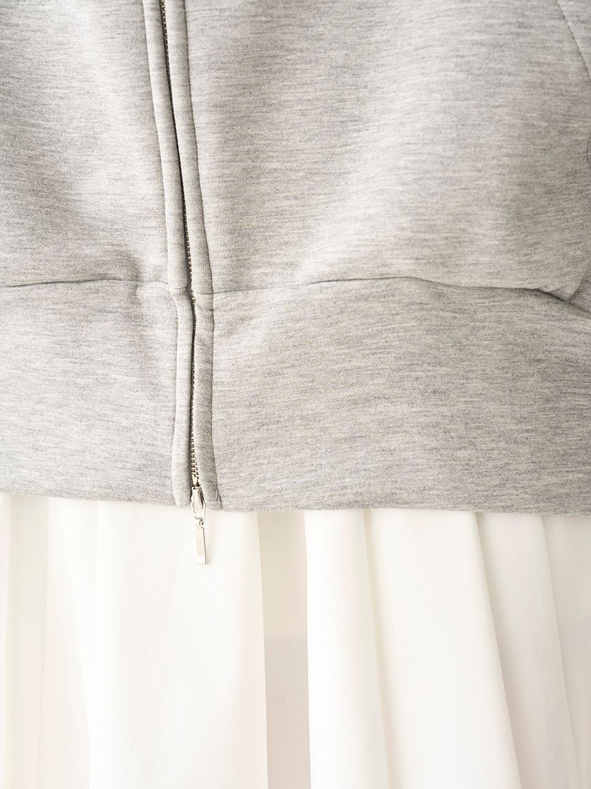 SNIDEL「エンブレムボンディングパーカー」|パーカー|