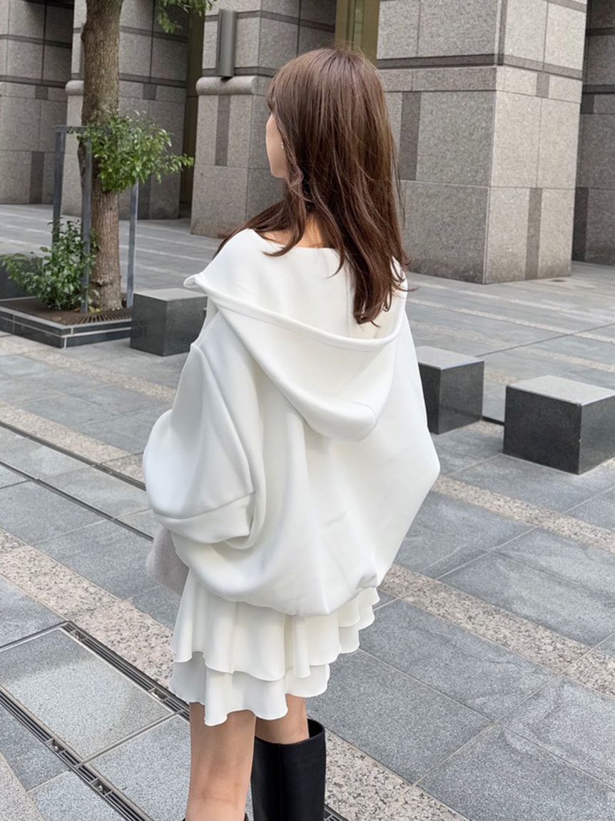 SNIDEL「エンブレムボンディングパーカー」|パーカー|