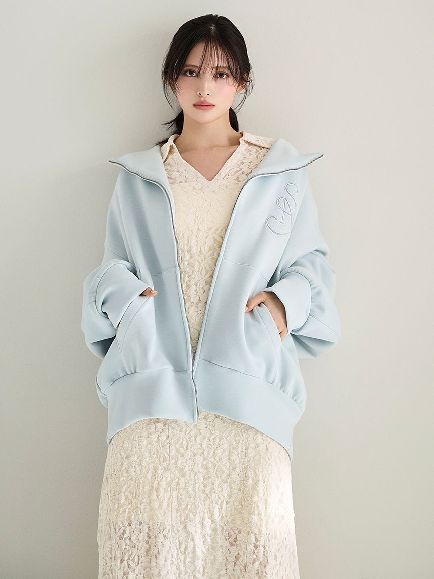 SNIDEL「エンブレムボンディングパーカー」|パーカー|