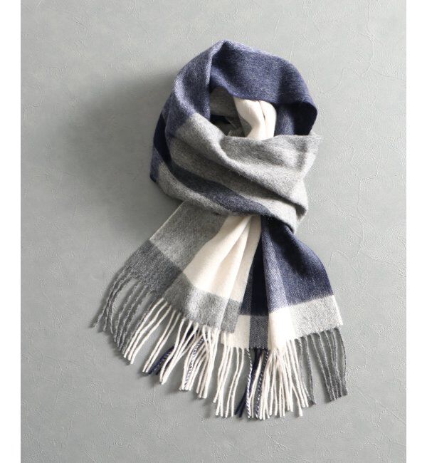 ikka「パネルヘリンボンマフラー」|マフラー|