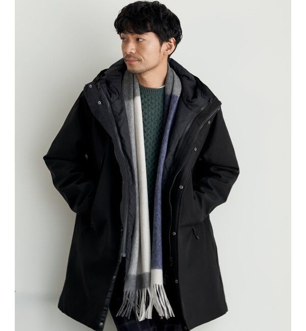 ikka「パネルヘリンボンマフラー」|マフラー|