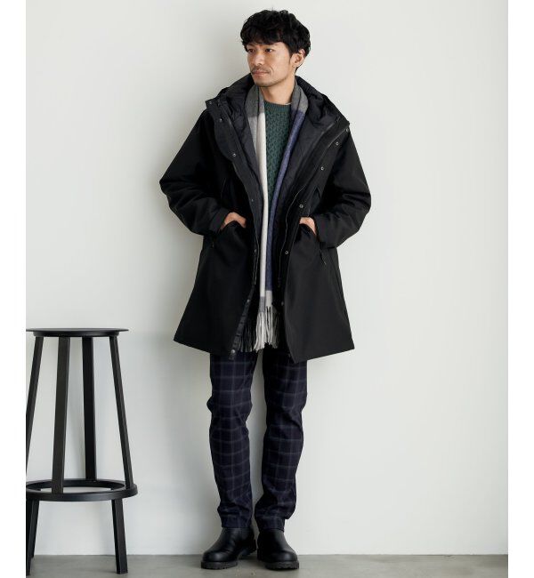 ikka「パネルヘリンボンマフラー」|マフラー|