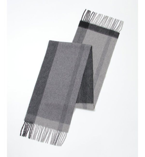 ikka「パネルヘリンボンマフラー」|マフラー|