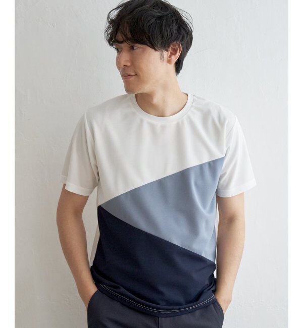 ikka「ソッカンＣＯＯＬナナメキリカエＴ」|Tシャツ・カットソー|