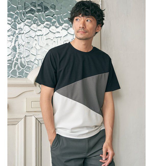 ikka「ソッカンＣＯＯＬナナメキリカエＴ」|Tシャツ・カットソー|