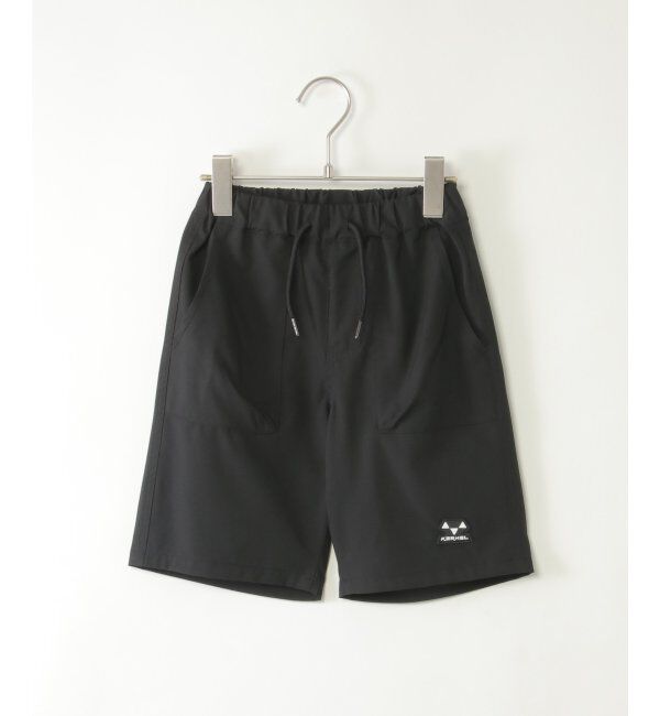 ikka kids「【接触冷感／速乾】ワッペンハーフパンツ（120~160cm）【UVカット】」|その他|ブラック