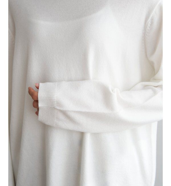 Lbc with Life「天竺ハイネックカラーニット」|カーディガン|