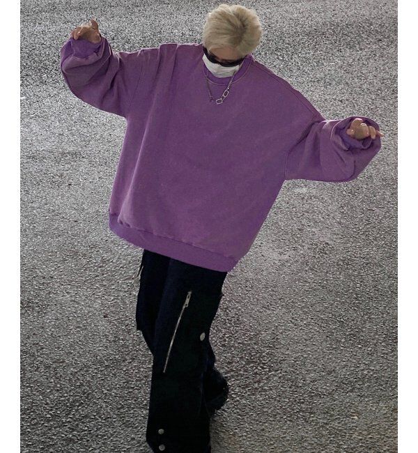 VENCE share style「ピグメントビッグスウェット」|スウェット・ジャージ|