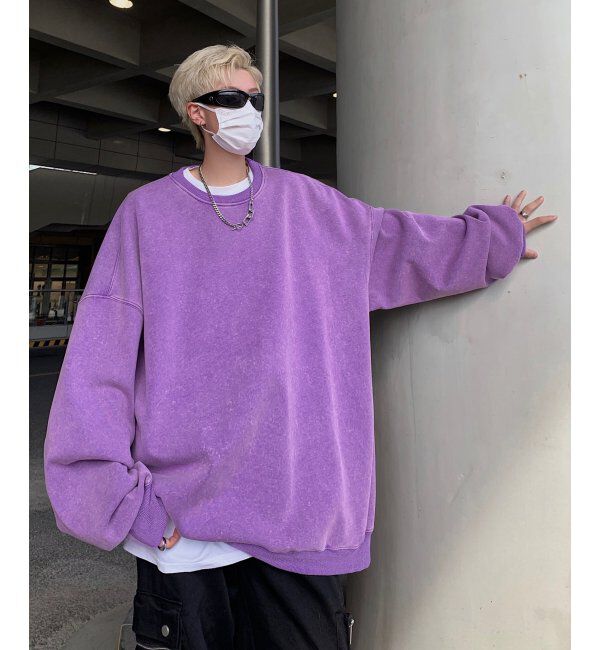 VENCE share style「ピグメントビッグスウェット」|スウェット・ジャージ|