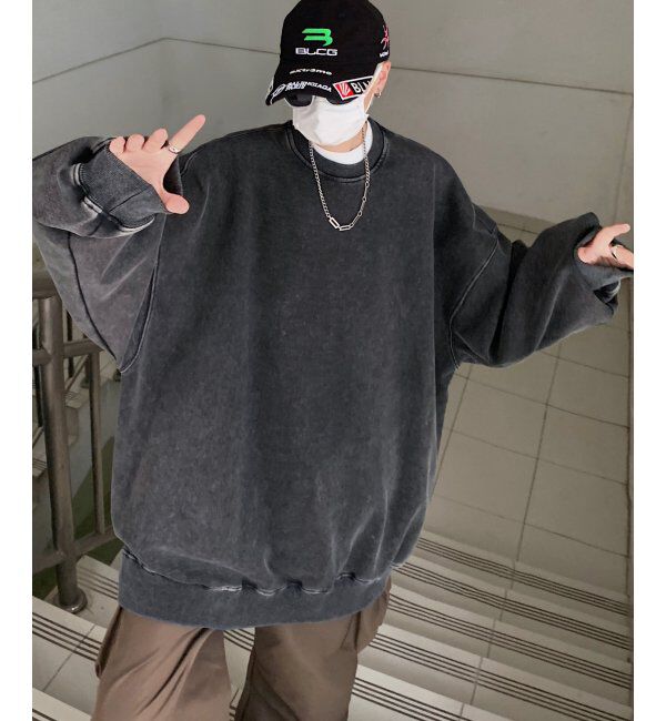 VENCE share style「ピグメントビッグスウェット」|スウェット・ジャージ|