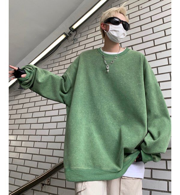 VENCE share style「ピグメントビッグスウェット」|スウェット・ジャージ|