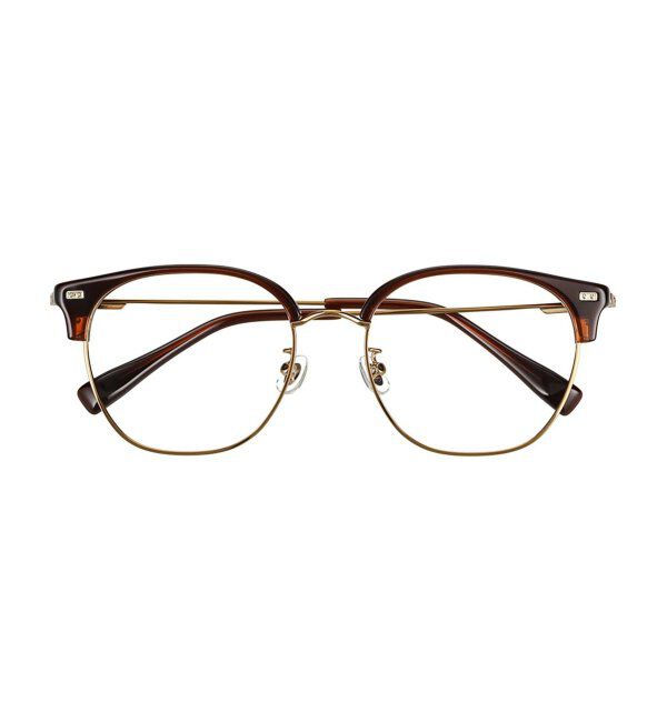  「ウェリントン型 メガネ│大きめ 小顔効果 ビッグシェイプ｜ レンズ交換券付」|メガネ|