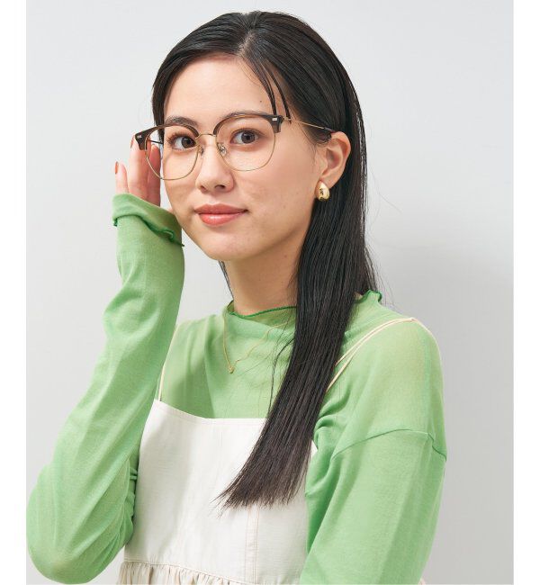  「ウェリントン型 メガネ│大きめ 小顔効果 ビッグシェイプ｜ レンズ交換券付」|メガネ|