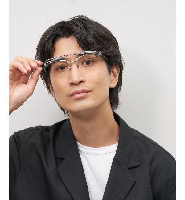  「ウェリントン型 跳ね上げ式メガネ フリップアップ FLIPUP おしゃれ 読書  レンズ交換券付」|メガネ|