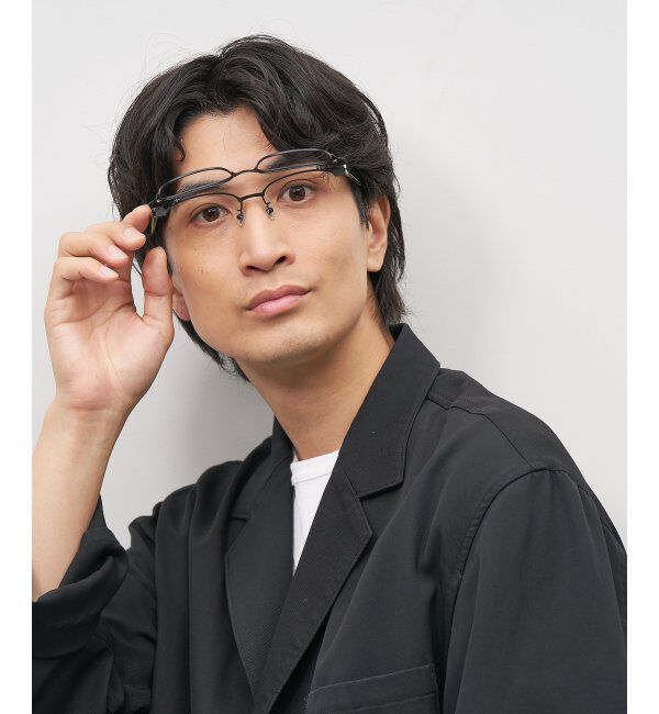  「ウェリントン型 跳ね上げ式メガネ フリップアップ FLIPUP おしゃれ 読書  レンズ交換券付」|メガネ|