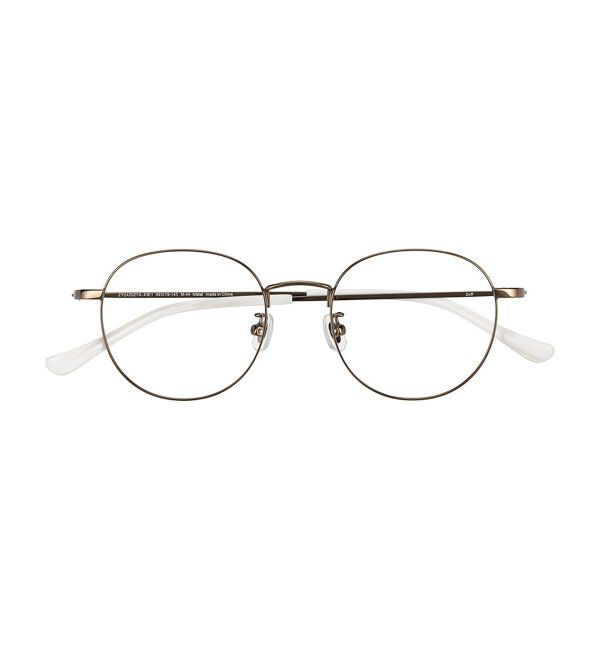  「Zoff｜メガネ｜メタルフレーム 伊達・度付き｜FASHION METAL レンズ交換券付」|メガネ|