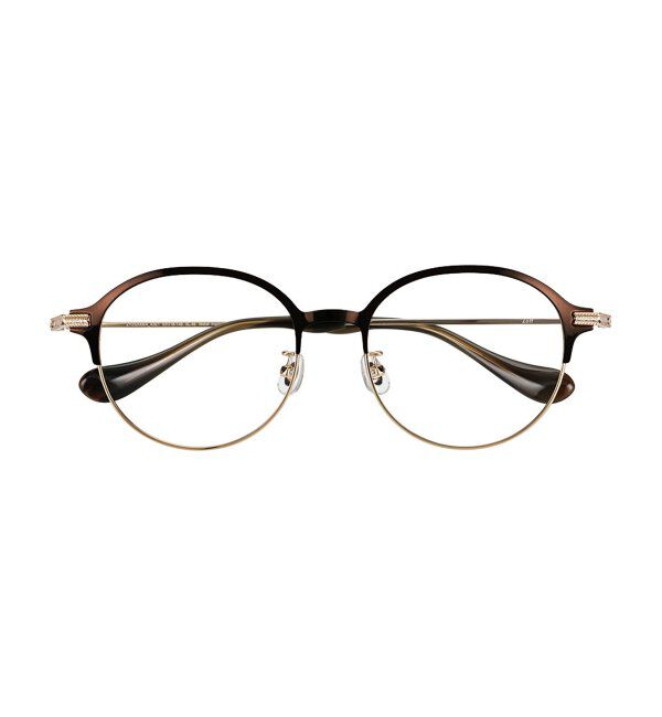  「ボストン型メガネ｜レディース 女性用 可愛い リボン パステル｜Zoff｜SWEET レンズ交換券付」|メガネ|