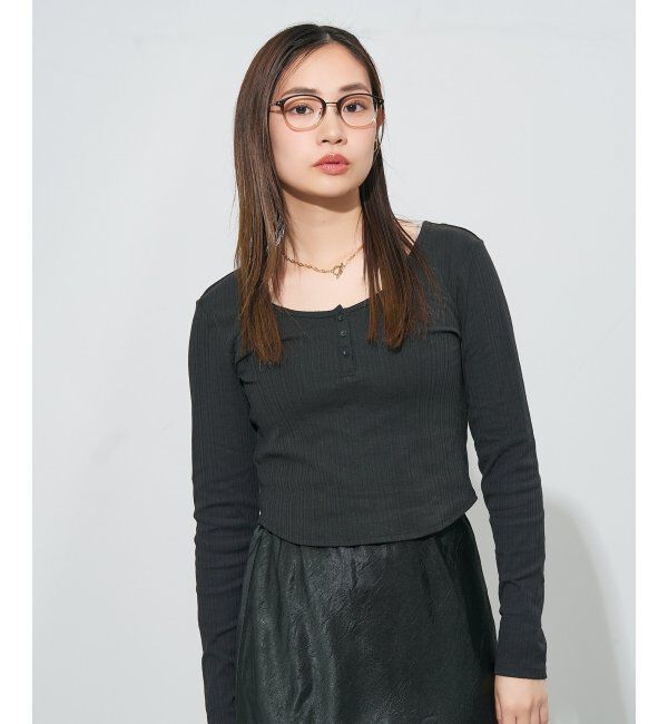  「ウェリントン型 メガネ | コンビネーションフレーム チタン 軽量 レディース 大人可愛い レンズ交換券付」|メガネ|