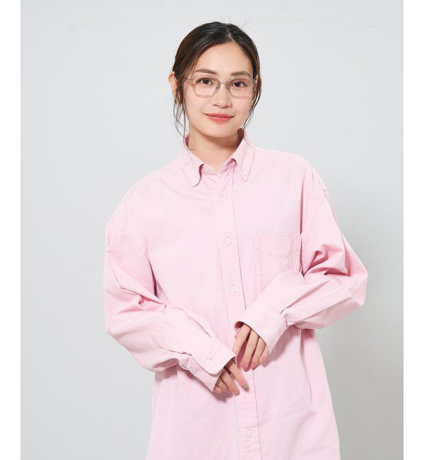  「ウェリントン型 メガネ | コンビネーションフレーム チタン 軽量 レディース 大人可愛い レンズ交換券付」|メガネ|