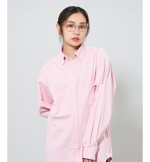  「ウェリントン型 メガネ | コンビネーションフレーム チタン 軽量 レディース 大人可愛い レンズ交換券付」|メガネ|