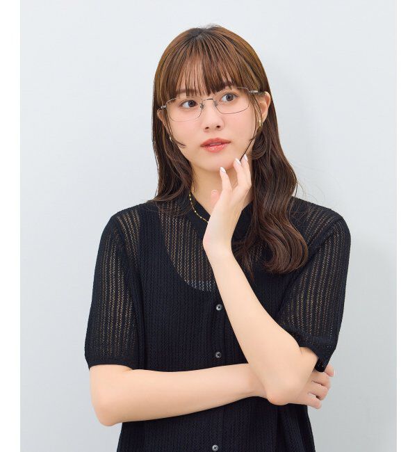  「ウェリントン型 メガネ | 軽量 耐久性 チタン 伊達メガネ ビジネス ユニセックス レンズ交換券付」|メガネ|