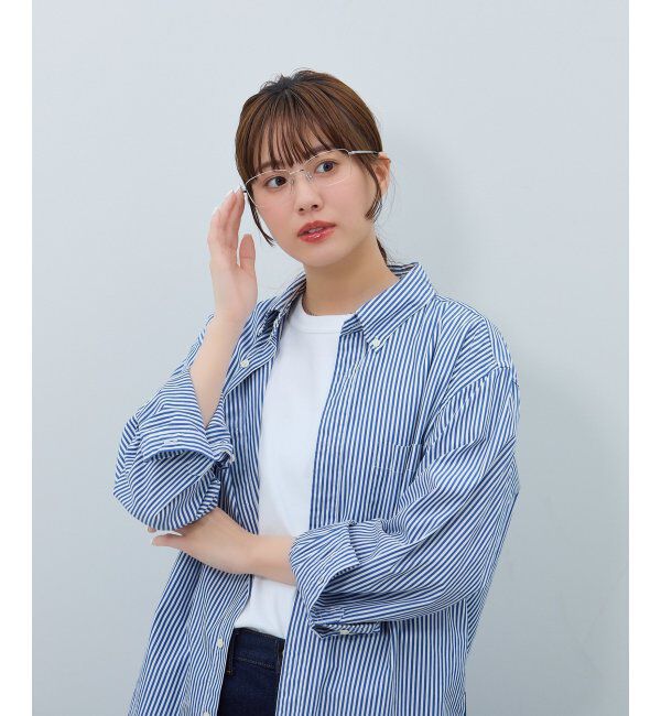  「ウェリントン型 メガネ | 軽量 耐久性 チタン 伊達メガネ ビジネス ユニセックス レンズ交換券付」|メガネ|