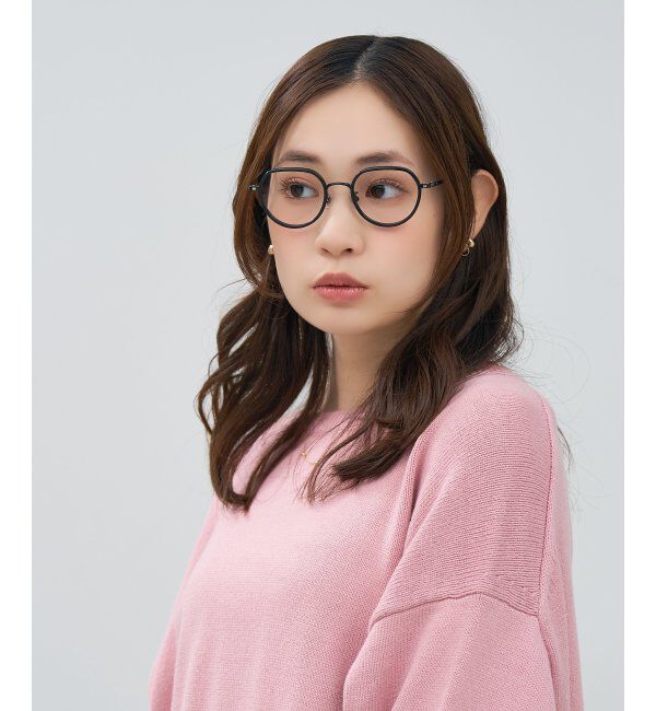  「ボストン型 メガネ | クラウンパント 伊達・度付き眼鏡 ユニセックス 読書 ビジネス  レンズ交換券付」|メガネ|ブラック