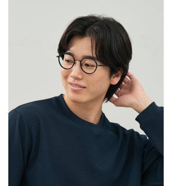  「ボストン型 メガネ | クラウンパント 伊達・度付き眼鏡 ユニセックス 読書 ビジネス  レンズ交換券付」|メガネ|