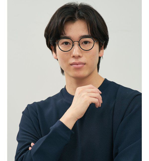  「ボストン型 メガネ | クラウンパント 伊達・度付き眼鏡 ユニセックス 読書 ビジネス  レンズ交換券付」|メガネ|