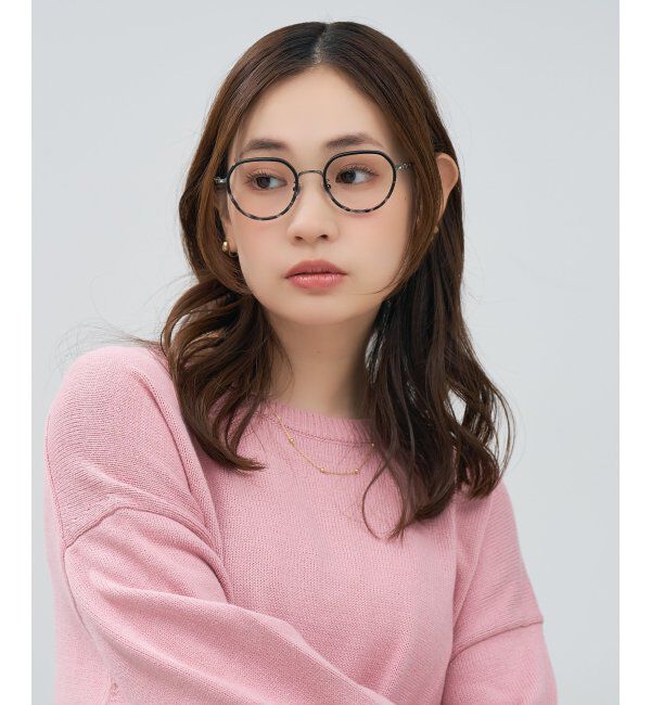  「ボストン型 メガネ | クラウンパント 伊達・度付き眼鏡 ユニセックス 読書 ビジネス  レンズ交換券付」|メガネ|ブラック系その他2