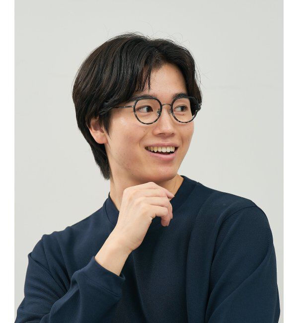  「ボストン型 メガネ | クラウンパント 伊達・度付き眼鏡 ユニセックス 読書 ビジネス  レンズ交換券付」|メガネ|