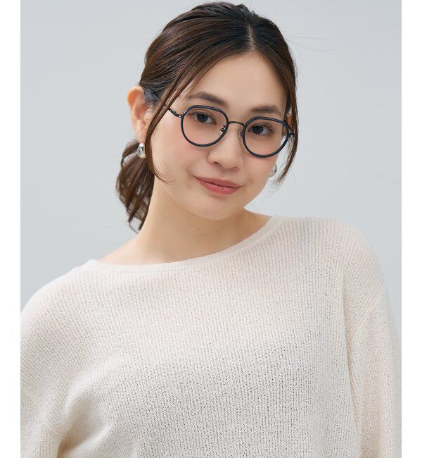  「ボストン型 メガネ | クラウンパント 伊達・度付き眼鏡 ユニセックス 読書 ビジネス  レンズ交換券付」|メガネ|