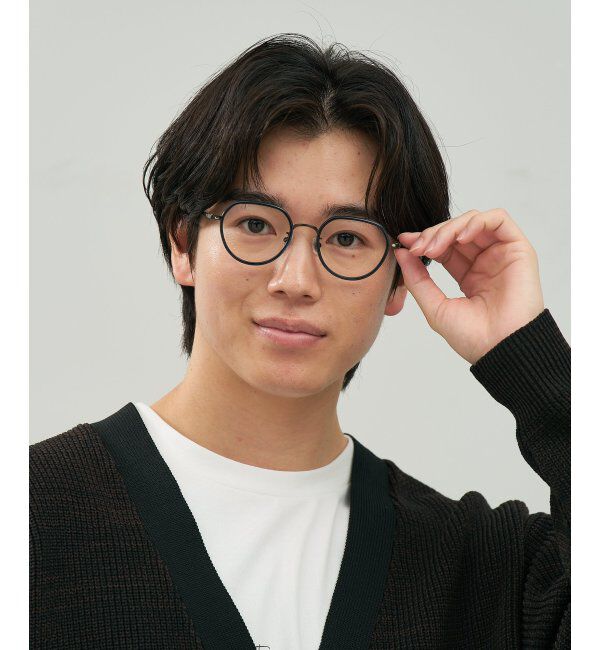  「ボストン型 メガネ | クラウンパント 伊達・度付き眼鏡 ユニセックス 読書 ビジネス  レンズ交換券付」|メガネ|