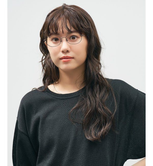  「オーバル型 メガネ 軽量｜メタルフレーム｜伊達メガネ 度付きメガネ｜大人可愛い｜Zoff｜ レンズ交換券付」|メガネ|