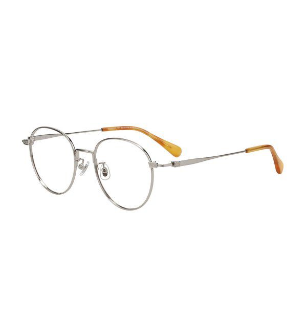  「Zoff｜TRAD メガネ | メタルフレーム 伊達メガネ 度付き 読書 ビジネス   レンズ交換券付」|メガネ|