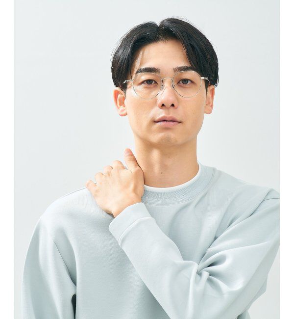  「Zoff｜TRAD メガネ | メタルフレーム 伊達メガネ 度付き 読書 ビジネス   レンズ交換券付」|メガネ|