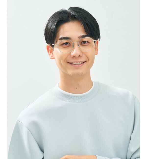  「Zoff｜TRAD メガネ | メタルフレーム 伊達メガネ 度付き 読書 ビジネス   レンズ交換券付」|メガネ|