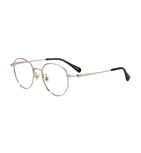  「Zoff｜TRAD メガネ | メタルフレーム 伊達メガネ 度付き 読書 ビジネス   レンズ交換券付」|メガネ|