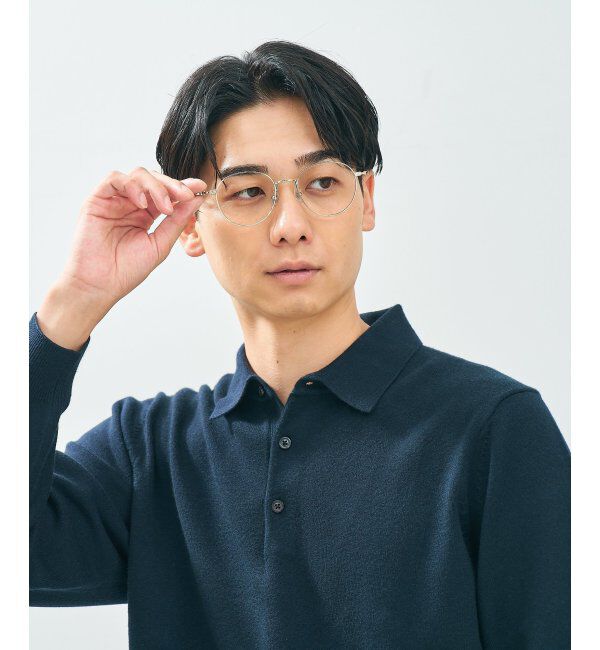  「Zoff｜TRAD メガネ | メタルフレーム 伊達メガネ 度付き 読書 ビジネス   レンズ交換券付」|メガネ|